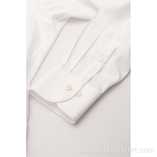 Maßgeschneidertes weißes Herrenhemd